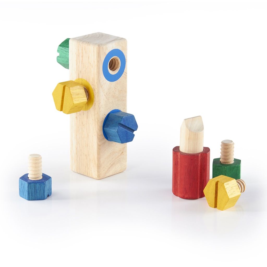 Screw Block™ Fine Motor Skill Matching Toy 8 Pieces