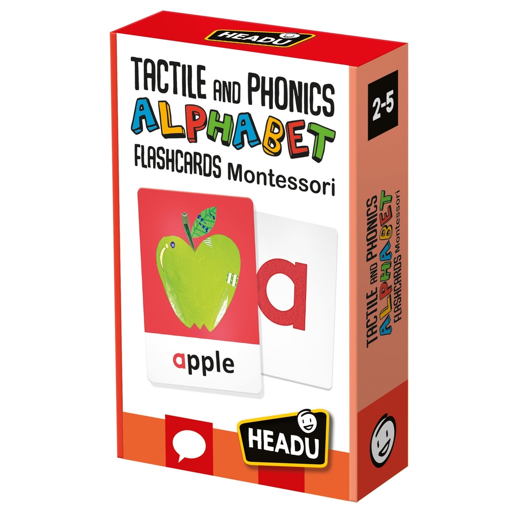 Montessori Flashcards Tactile and Phonics Alphabet