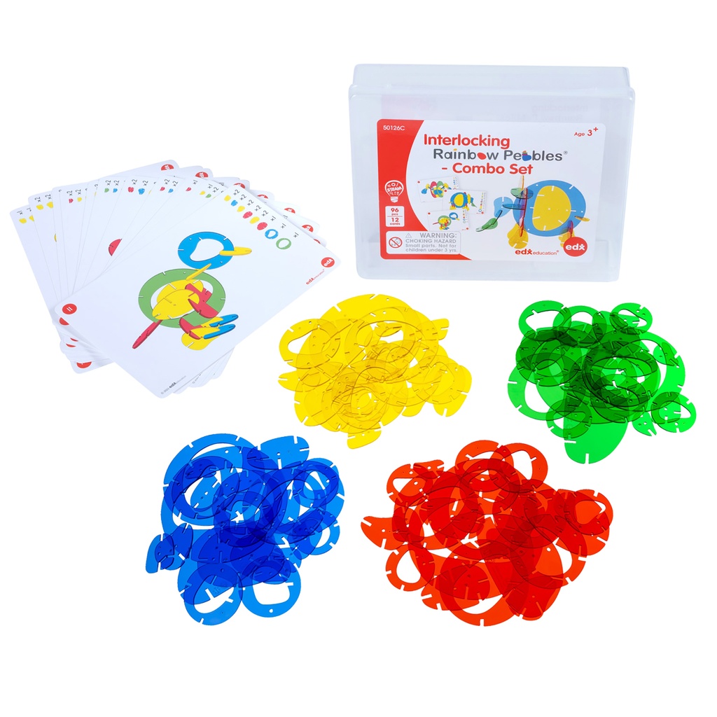 Interlocking Rainbow Pebbles Combo Set