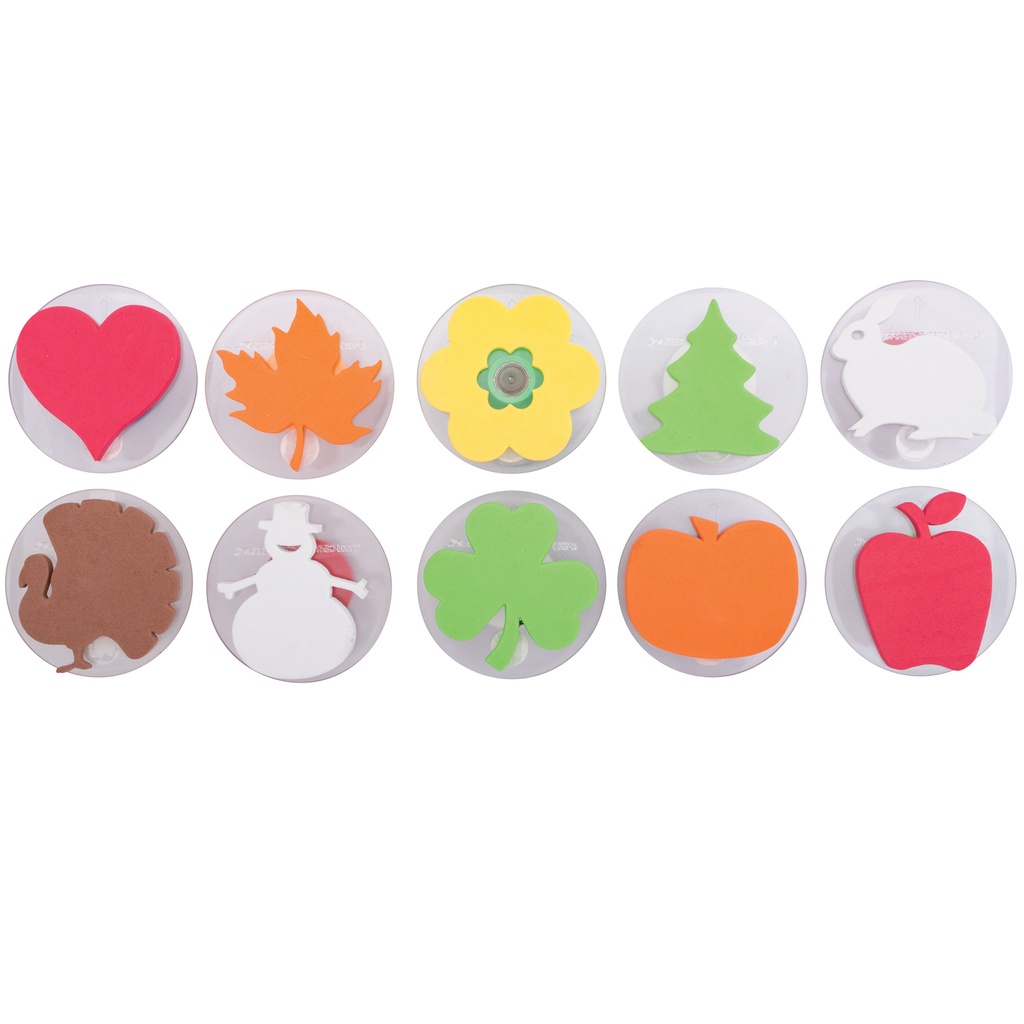 Holiday Shapes Giant Stampers Set of 10