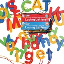 Uppercase and Lowercase Lacing Alphabet Set of 52