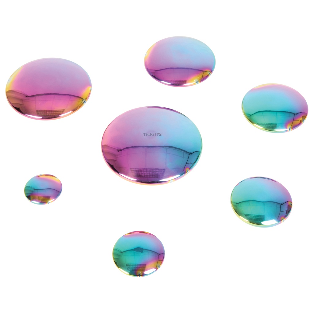 Color Burst Sensory Reflective Buttons Set of 7