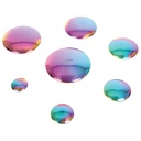 Color Burst Sensory Reflective Buttons Set of 7