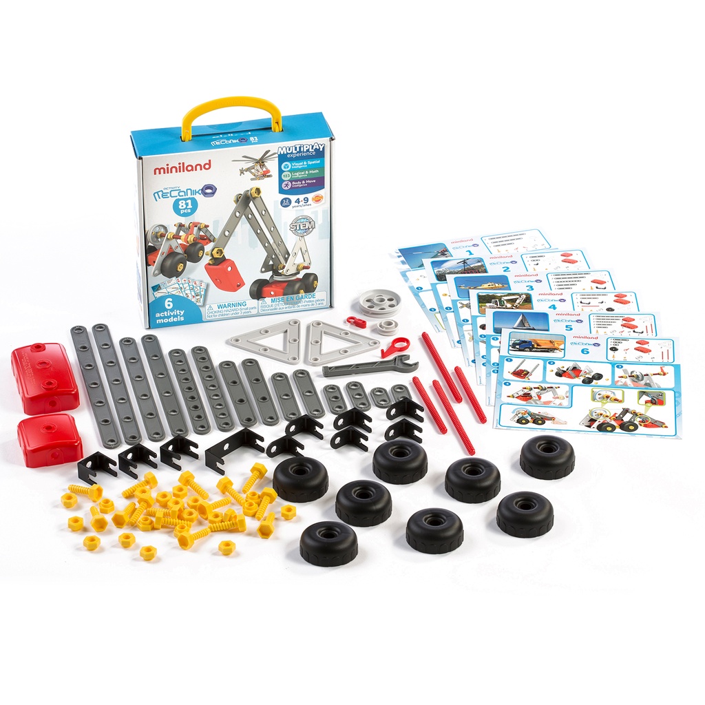 Mecaniko Vehicle Building Set 81 Pieces