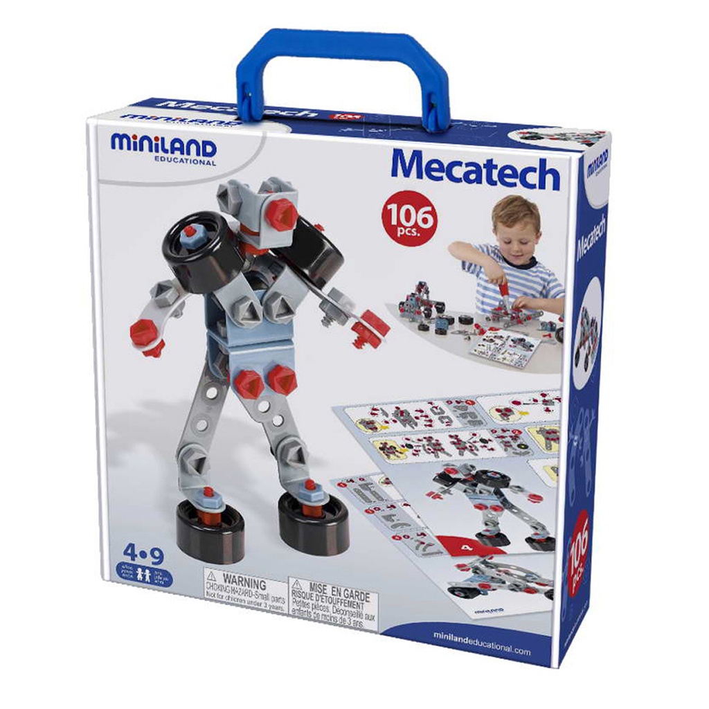 Mecatech Vehicle & Robot Building Set 106 Pieces