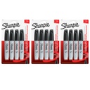 Black Chisel Tip Permanent Markers 12ct