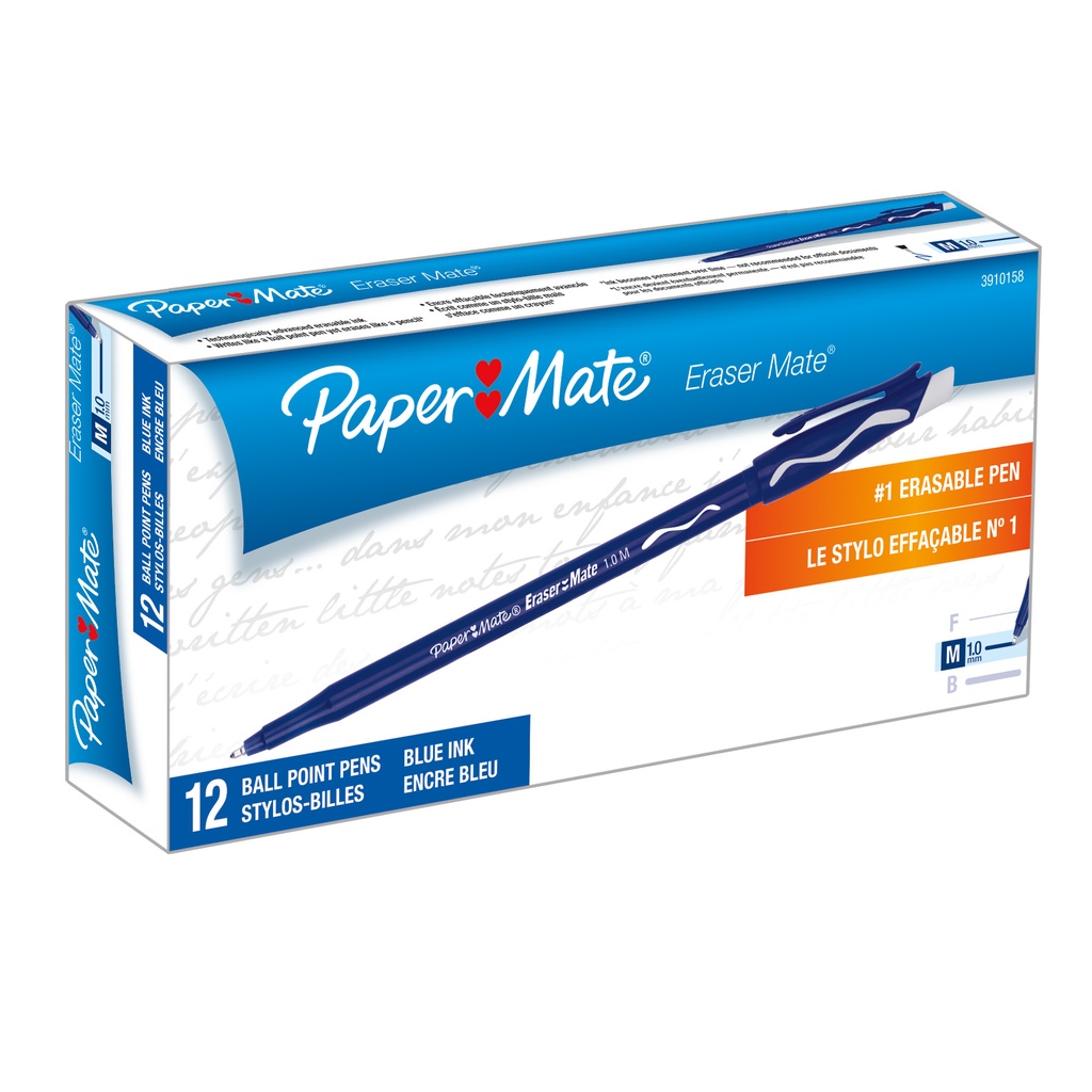 Blue Eraser Mate® Pen 12-Pack