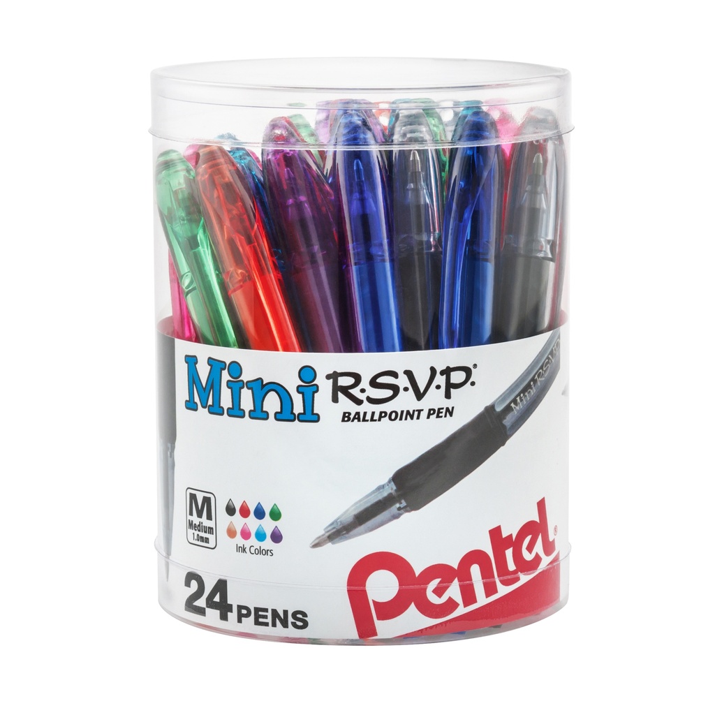 R.S.V.P.® Mini Ballpoint Pens 24-pack