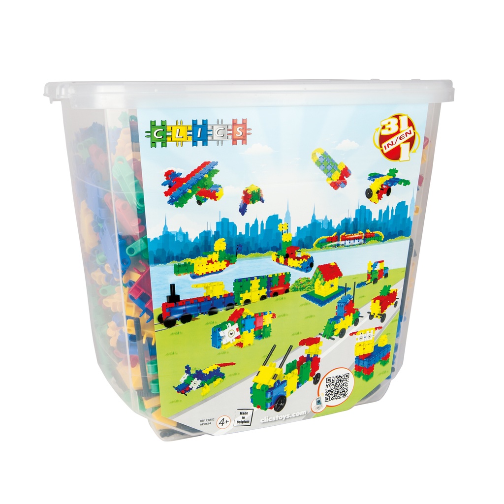 CLICS 850-Piece Bucket