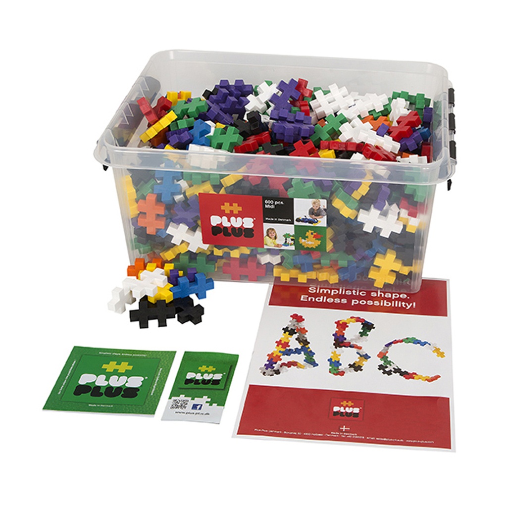 Plus-Plus Construction Set Big Size 600 Pieces