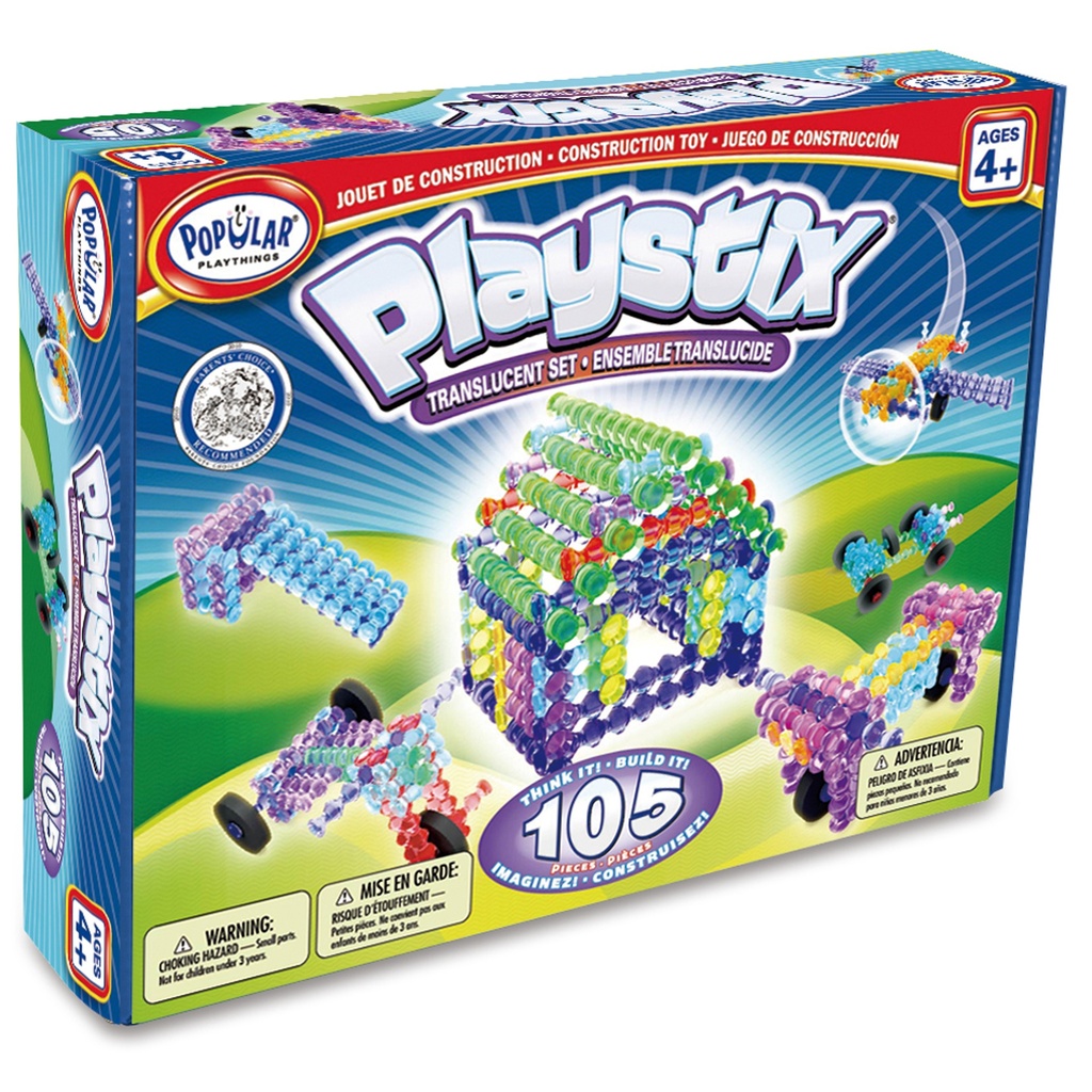 Playstix® 105-Piece Translucent Set