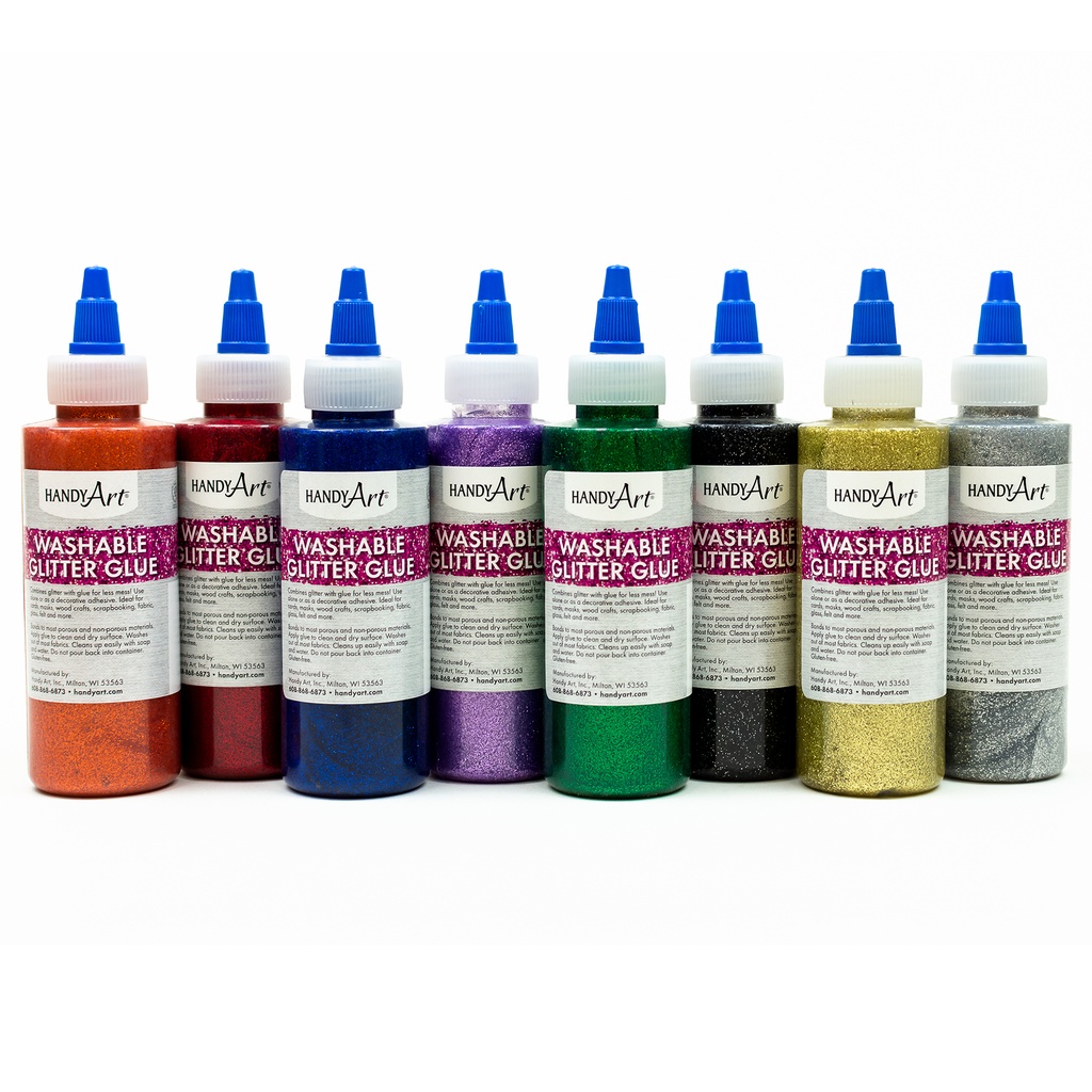 Glitter Glue Set of 8