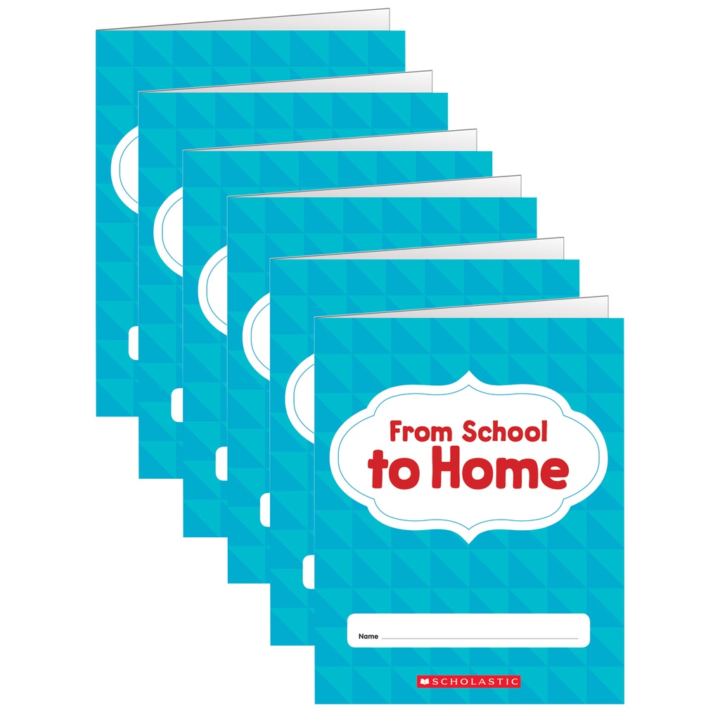 From School to Home Folders Pack of 6