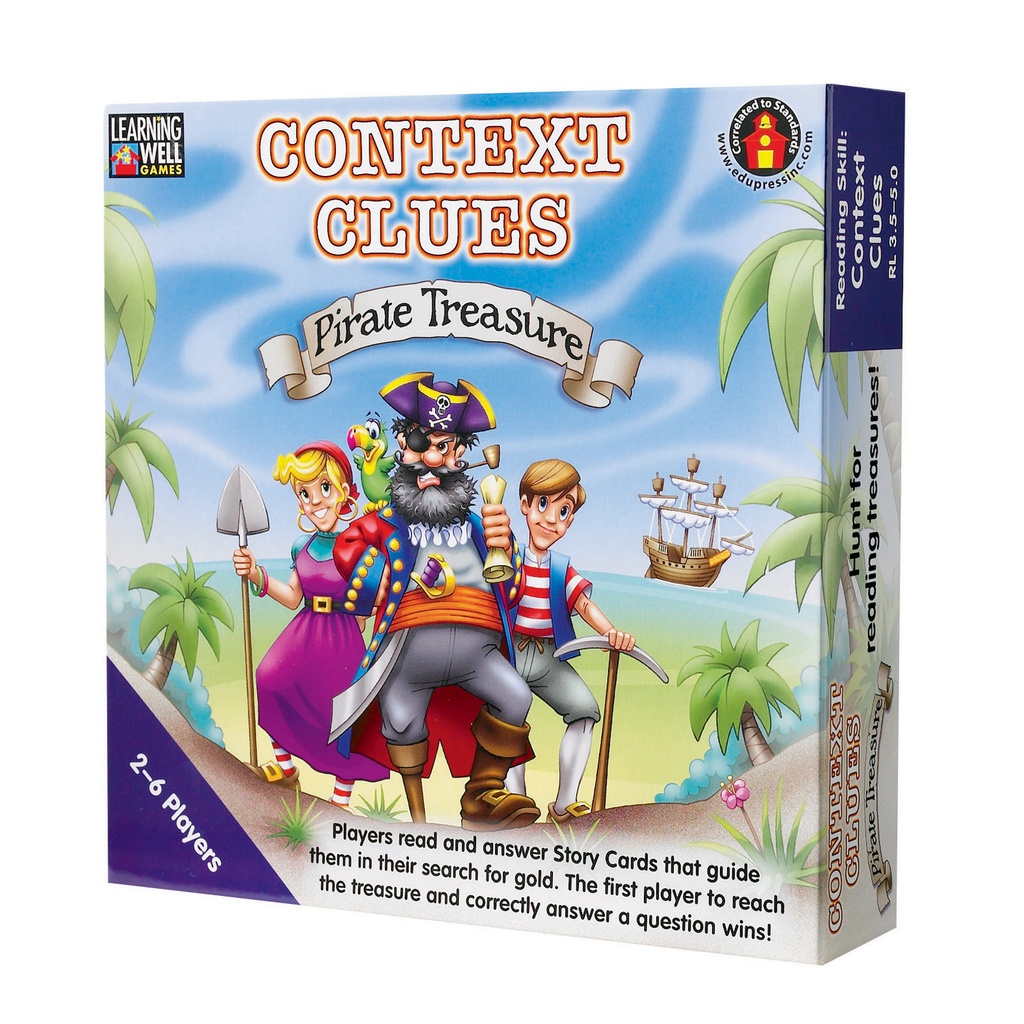 Context Clues Game Blue Level—Pirate Treasure Game