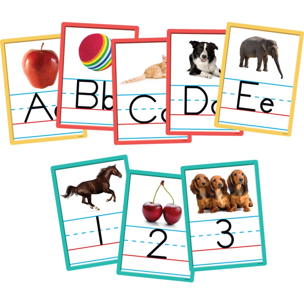 Alphabet and Numbers Accents Pack of 36