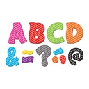 Chevron Funtastic Font 3" Magnetic Letters