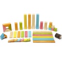 Tints Magnetic Wooden Blocks 42-Piece Set