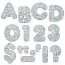 Silver Sparkle 4" Casual UC Ready Letters®