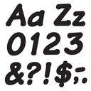 Black 4-Inch Italic Uppercase/Lowercase Combo Pack Ready Letters®