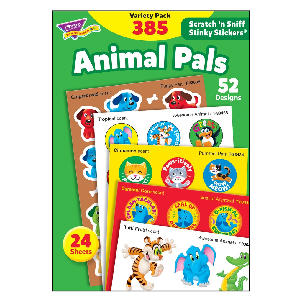 Animal Pals Stinky Stickers® Variety Pack