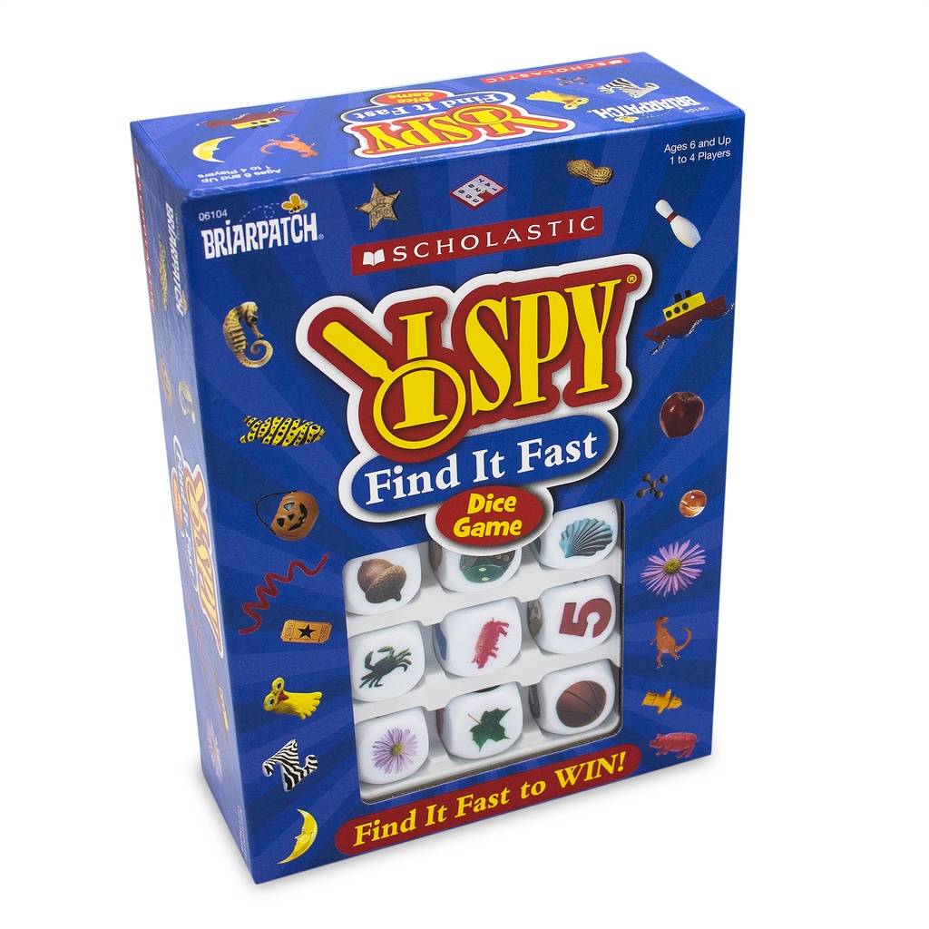 Scholastic I SPY Find It Fast Game