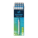 Blue Slider Xite XB Refillable + Retractable Ballpoint Pens Box of 10 