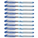 Blue Slider Basic XB Viscoglide Ink Ballpoint Pens Pack of 10