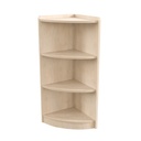 Wooden 3 Tier Corner Storage Unit