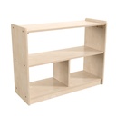 Modular Wooden 3 Section Open Storage Unit