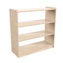 Wooden 3 Shelf Open Storage Unit