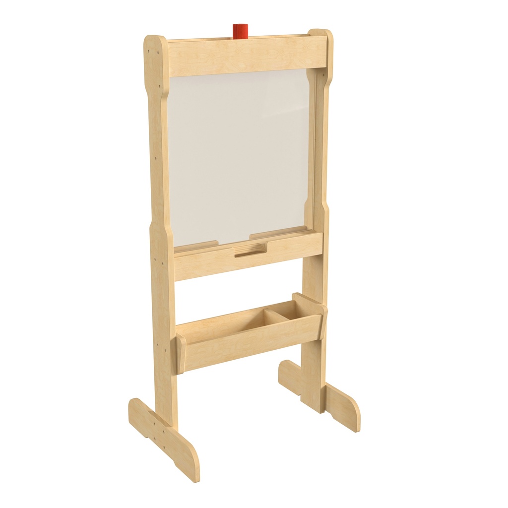 Free Standing Wooden Double Sided Accessory Panel Easel