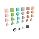 Pastel 256 Shapes for Peg System Activity Board Accessory Panel