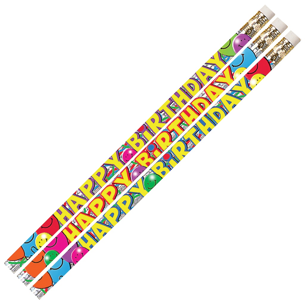 12ct Birthday Bash Pencils