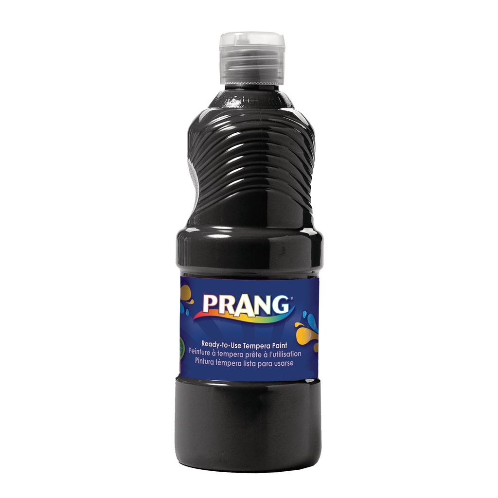 Black 16oz Prang Ready to Use Tempera Paint