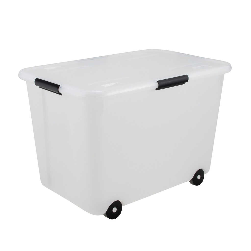 Clear 15 Gallon Rolling Storage Box