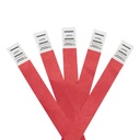 Red Tyvek® Wristbands Pack of 500