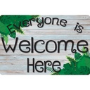 Greenery Beech Wood Everyone is Welcome Here, Computer Mouse Pad 8" x 10"