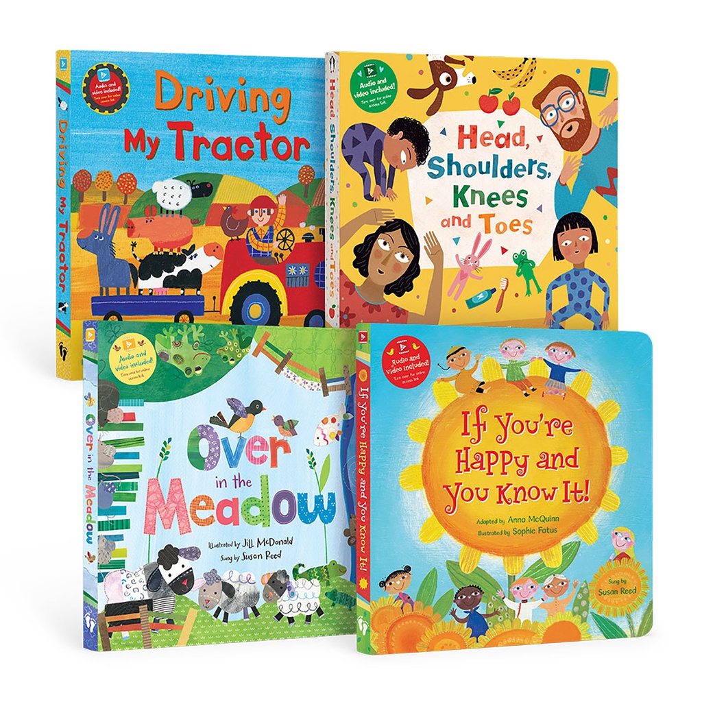 PreK Singalongs Board Book Bundle Set of 4