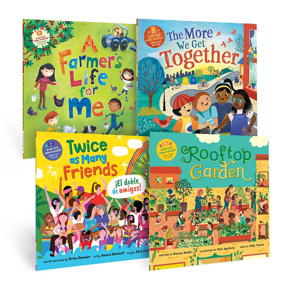 1st Grade Friendship and Community Book Bundle Set of 4