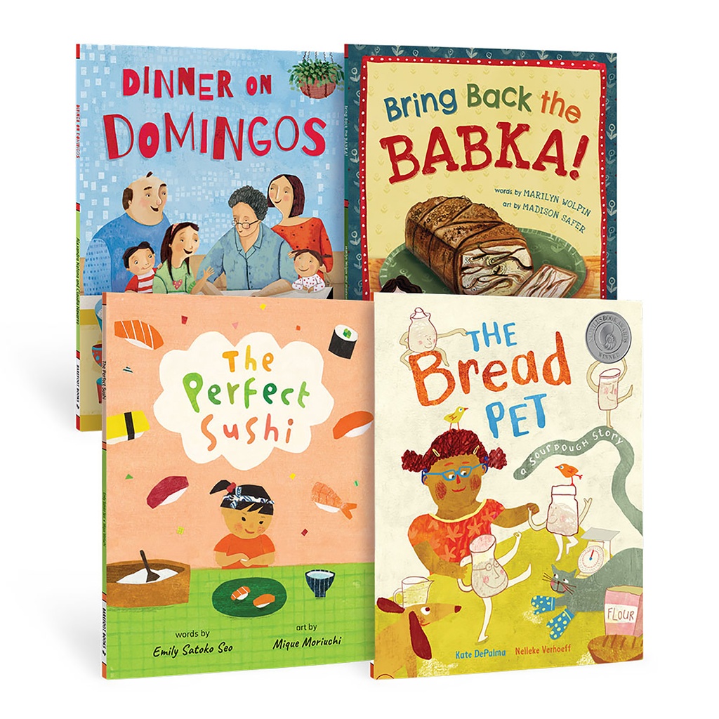 2nd Grade Food and Family Book Bundle Set of 4