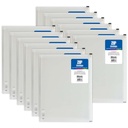 Clear Letter Size Zip Envelopes Pack of 12