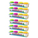 4 Color 4 oz Fluorescent Color Modeling Dough 6 Packs