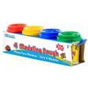 Multi Color 2 oz Modeling Dough Pack of 4