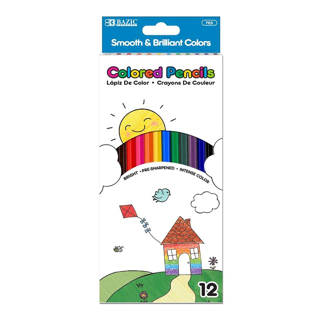 Colored Pencils Pack of 12