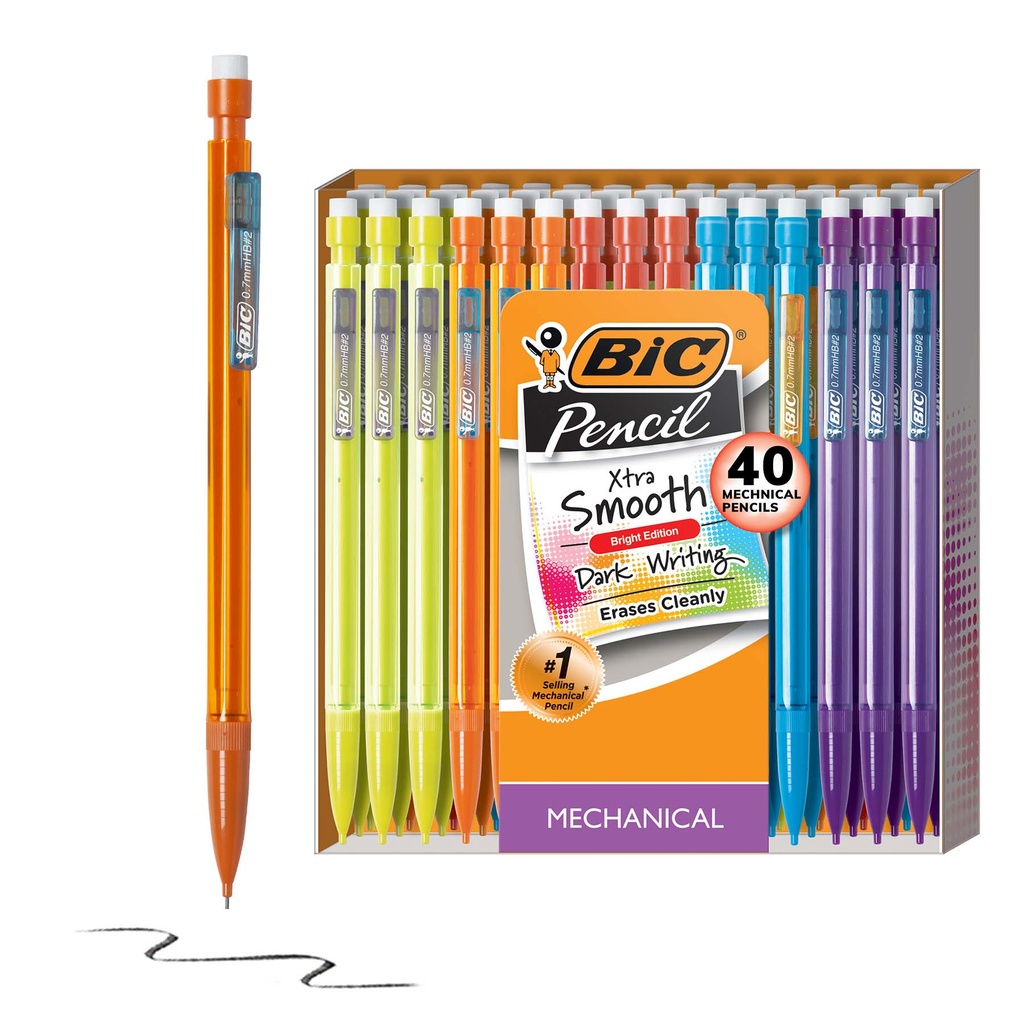 Assorted Mechanical Pencil Xtra Life 40 Count