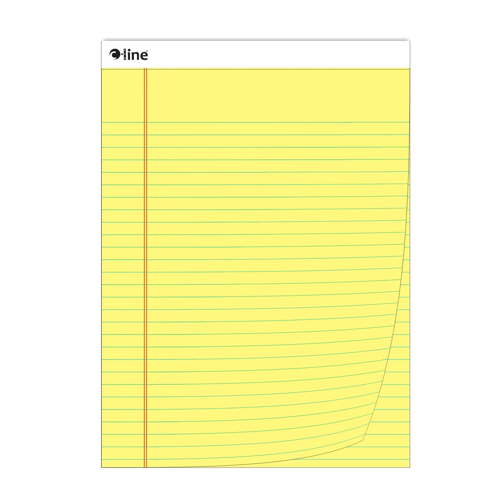 Yellow Wide Ruled Legal Pad 50 Sheets