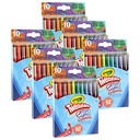 10 Color SWIRL Mini Twistable Crayons 6 Packs