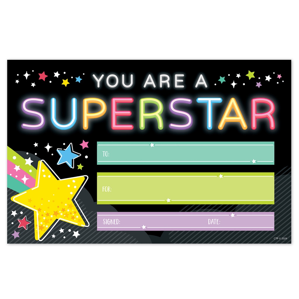 Star Bright Superstar Awards Pack of 30