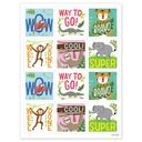 Jungle Friends Reward Stickers Pack of 60