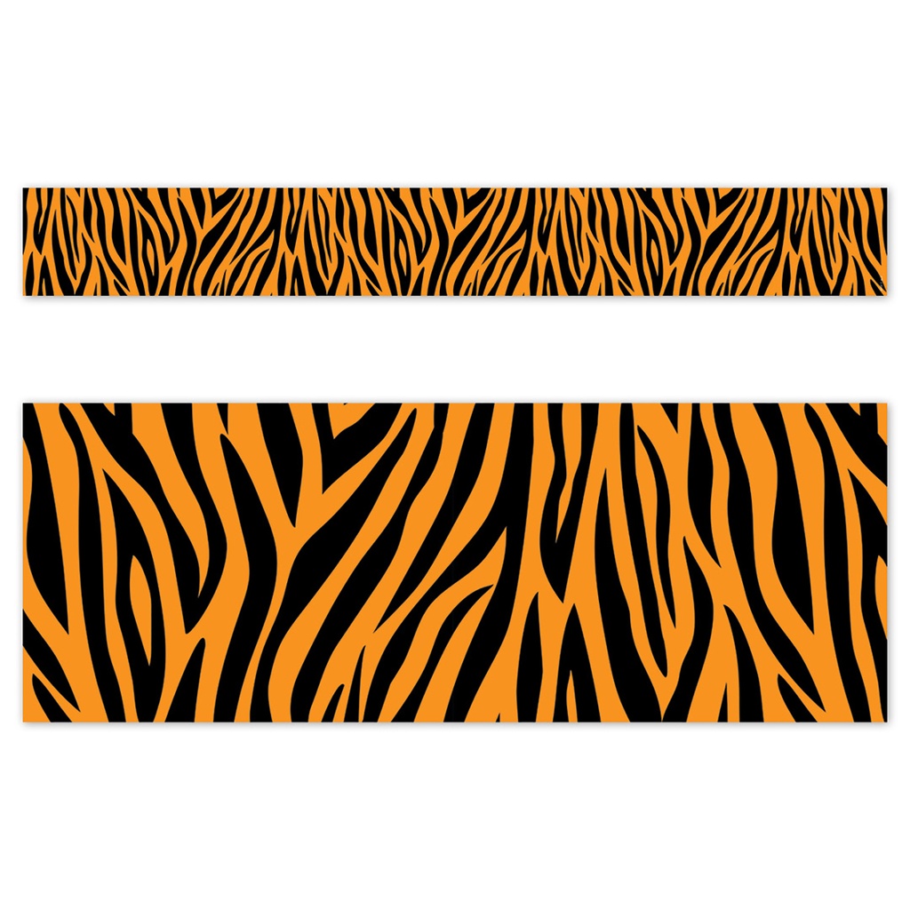 Jungle Friends Tiger Stripes EZ Border 48 Feet